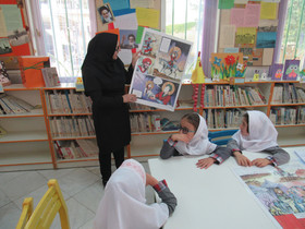 حال و هوای ماه محرم در اولین روز از برنامه‌های هفته‌ی ملی کودک مرکز نمین