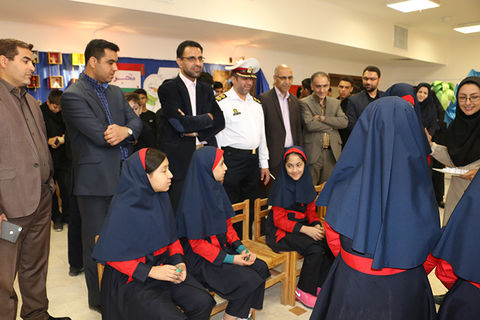 گشایش نمایشگاه هفته‌ی ملی کودک در سمنان