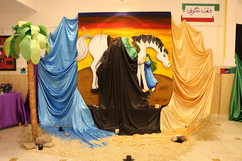 گشایش نمایشگاه هفته‌ی ملی کودک در سمنان
