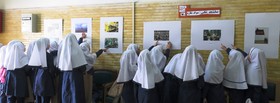 نمایشگاه عکس عاشورایی در مجتمع کانون قزوین