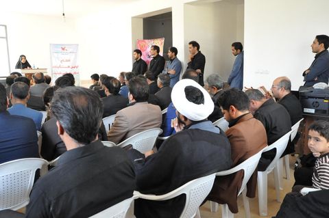 افتتاح کتابخانه سیار روستایی در خوسف در قاب عکس