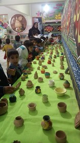 نمایشگاه آثار فرهنگی،هنری و ادبی اعضا به مناسبت هفته ملی کودک