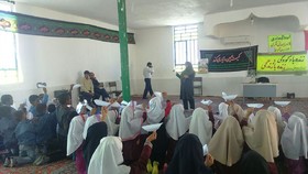 اردوی جهادی کانون عنبرآباد در روستای عشایرنشین الله‌آباد
