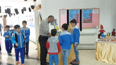بازید بچه ها از نمایشگاه هفته ملی کودک به روایت تصویر 