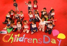 لبخند رنگارنگ کودکان در هفته‌ی ملی کودک