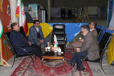 حضور مسئولان استانی در غرفه  کانون - پانزدهمین نمایشگاه بین‌المللی کتاب تبریز 