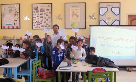 طرح «کانون مدرسه» در کانون دولت‌آباد استان اردبیل