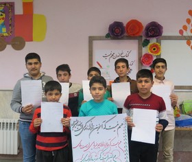 ابراز هم‌دردی اعضای مرکز خاکعلی کانون استان قزوین با کودکان زلزله زده