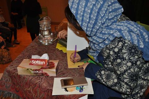 جشن امضا کتاب های طیبه شامانی در کرج 