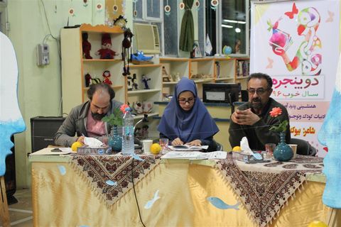 برنامه ادبی دوپنجره در کانون پرورش فکری مازندران