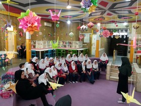 دانش آموزان با نیازهای ویژه مدارس تهران میهمان مرکز فراگیر