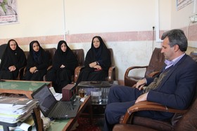 بازدید مدیرکل کانون پرورش فکری سیستان و بلوچستان از اجرای طرح کانون مدرسه در خاش