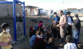حضور کانون پرورش فکری استان در مناطق زلزله زده کرمانشاه