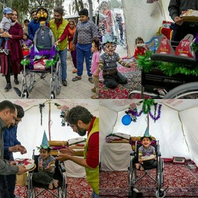 گزارش تصویری امداد فرهنگی مربیان کانون استان زنجان در مناطق زلزله زده کرمانشاه