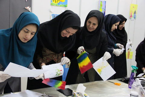 برگزاری کارگاه آموزشی چاپ ویژه مربیان هنری کانون تهران