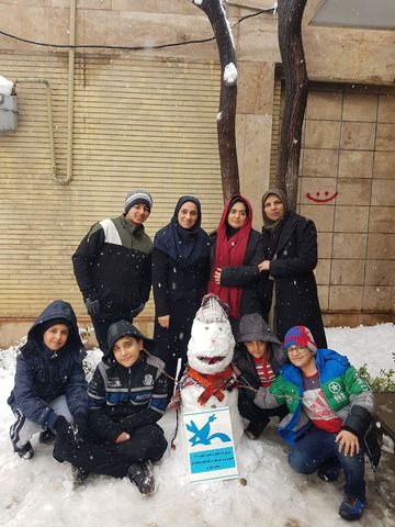  یک روز برفی در مرکز شماره 23 کانون استان تهران