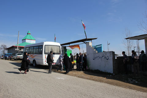 اردوی جهادی کانون پرورش فکری مازندران در روستای کمانچوسر بخش بند پی شرقی بابل در دهه فجر 