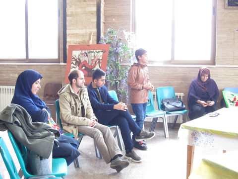 کارگاه شعر  اعضای کانون پرورش فکری مازندران در جشنواره ملی شعر نیما در نور 
