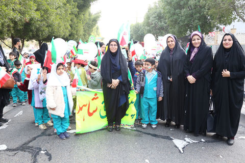راهپیمایی 22 بهمن اعضا کانون بوشهر 