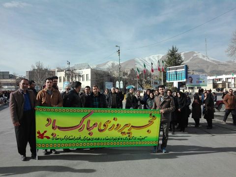 راهیپیمایی 22 بهمن در سنندج