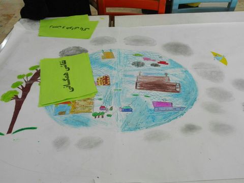 دانش آموزان اندیمشکی در کانون پرورش فکری هوای پاک را نقاشی کردند