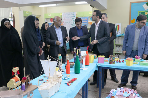 گزارش تصویری از آیین گشایش نمایشگاه خلاقیت تا کارآفرینی در سمنان