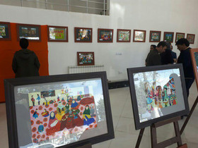 نمایشگاه نقاشی اعضای کانون استان اردبیل