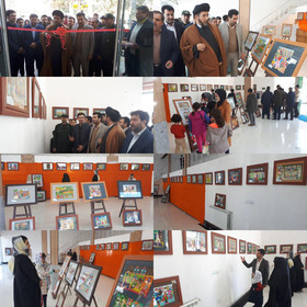 نمایشگاه نقاشی اعضای کانون استان اردبیل با عنوان «یوردومون شنلیک لری» گشایش یافت