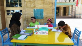 ایستگاه نوروزی کانون قزوین برای بچه ها
