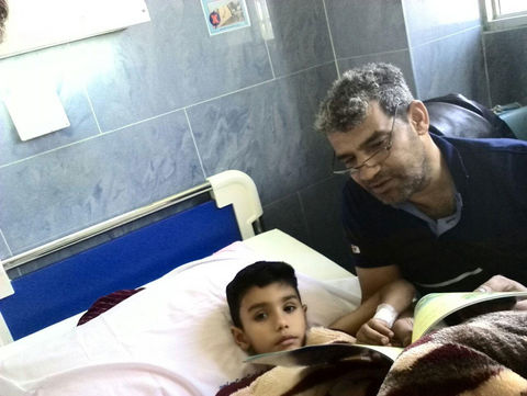 اجرای طرح عیدانه کتاب در بیمارستان شهدای خلیج فارس بوشهر