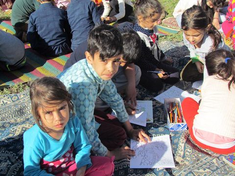 کتابخانه سیار روستایی استان کردستان در طرح عیدانه کانون 