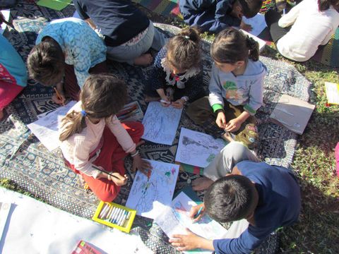 کتابخانه سیار روستایی استان کردستان در طرح عیدانه کانون 