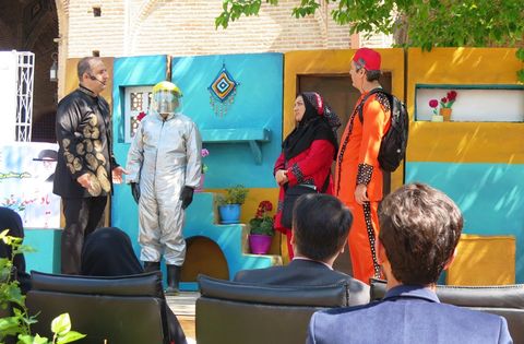 گزارش تصویری همکاری هنرمندانه کانون قزوین با هشتمین جشنواره جابربن حیان استان 
