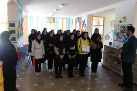 بازدید دانش آموزان از فعالیت‌های کانون در پارس‌آباد