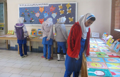 نمایشگاه طرح کانون مدرسه در مجتمع سنندج