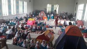 برگزاری اردوی علمی در مرکز فرهنگی هنری گندمان