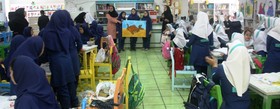 جشن پایان طرح کانون مدرسه در مرکز تاکستان شماره یک