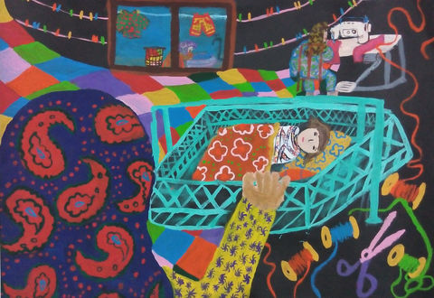 اثر راحله کثیر در دوازدهمین مسابقه بین‌المللی نقاشی بلاروس 2017 