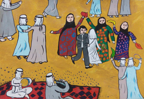 اثر سجاد علیزاده در دوازدهمین مسابقه بین‌المللی نقاشی بلاروس 2017 
