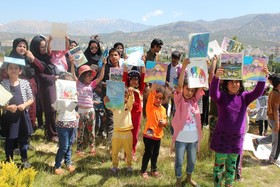 اقدام کانون پرورش فکری کهگیلویه و بویراحمد  برای آرامش روانی کودکان زلزله دیده شهر یاسوج