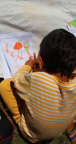 اقدام کانون کهگیلویه و بویراحمد برای آرامش روانی کودکان زلزله زده در آینه تصویر 