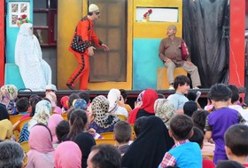 نمایش «دردسرهای حسن کچل» در پارک لاله شهرک مهرگان