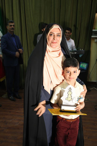 تقدیر از برگزیدگان مرحله استانی  شانزدهمین جشنواره بین المللی رضوی در بخش کودک و نوجوان استان مازندران 
