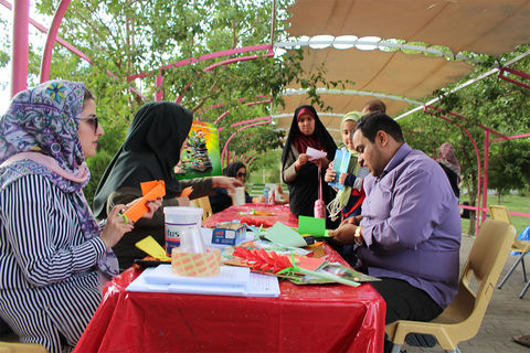 طرح « فصل گرم کتاب » کانون پرورش فکری کودکان و نوجوانان، در پارک ائل گلی تبریز