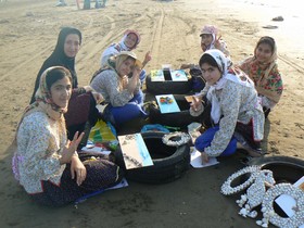 اعضای کانون پرورش فکری کودکان ونوجوانان مازندران در آستانه روز دریای خزر، خواستار حفظ سلامت دریای خزر شدند.