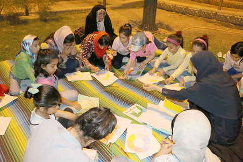 دومین هفته پویش «فصل گرم کتاب» در بوستان کودک سمنان به روایت تصویر