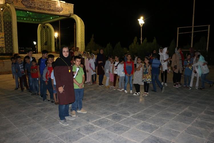 رصد آسمان شب با حضور اعضای کانون پرورش فکری کودکان و نوجوانان فرخشهر 