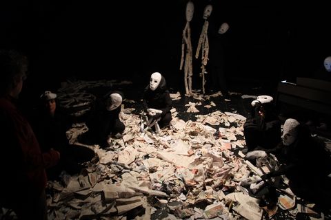 گزارش تصویری نمایش رویای پرومته به کارگردانی محسن اکرمی- یزد- شهریور97