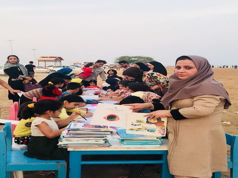 اجرای طرح سراسری پویش فصل گرم کتاب در مراکز گناوه _ عسلویه _ نخل تقی _ دیر