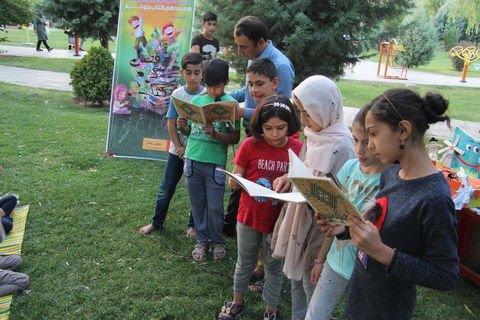 پویش «فصل گرم کتاب (6) » در پارک‌های آذربایجان‌غربی